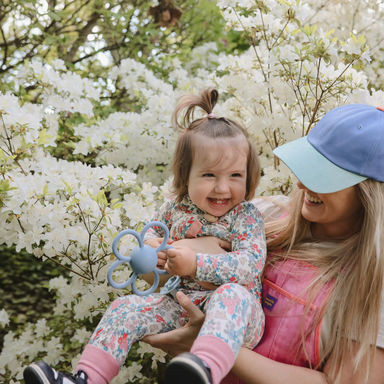 Mushie Daisy Rattle Teether - Multiple Options