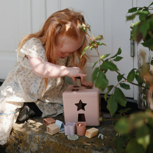 Mushie Shape Sorting Box - Multiple Options