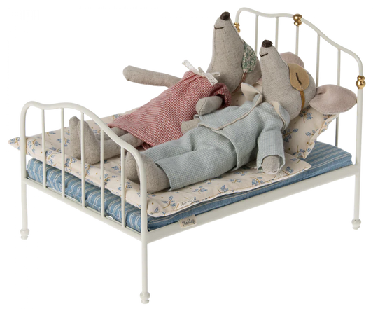 Maileg Bed - Off White, Mouse