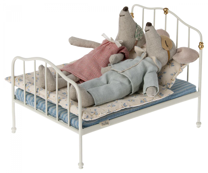 Maileg Bed - Off White, Mouse