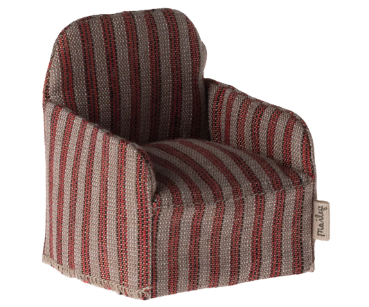 Maileg Chair, Mouse, Stripe