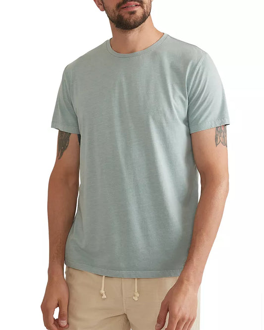 Marine Layer Men's Signature Sea Change Crew Tee, Grey Mist