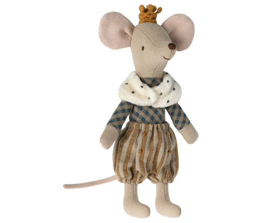 Maileg Prince Mouse, Big Brother - Gingham Top
