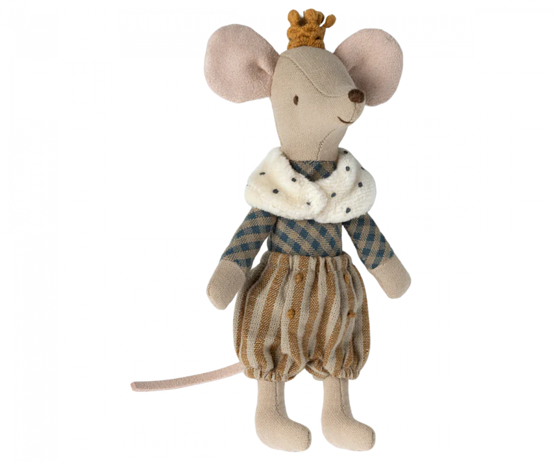 Maileg Prince Mouse, Big Brother - Gingham Top