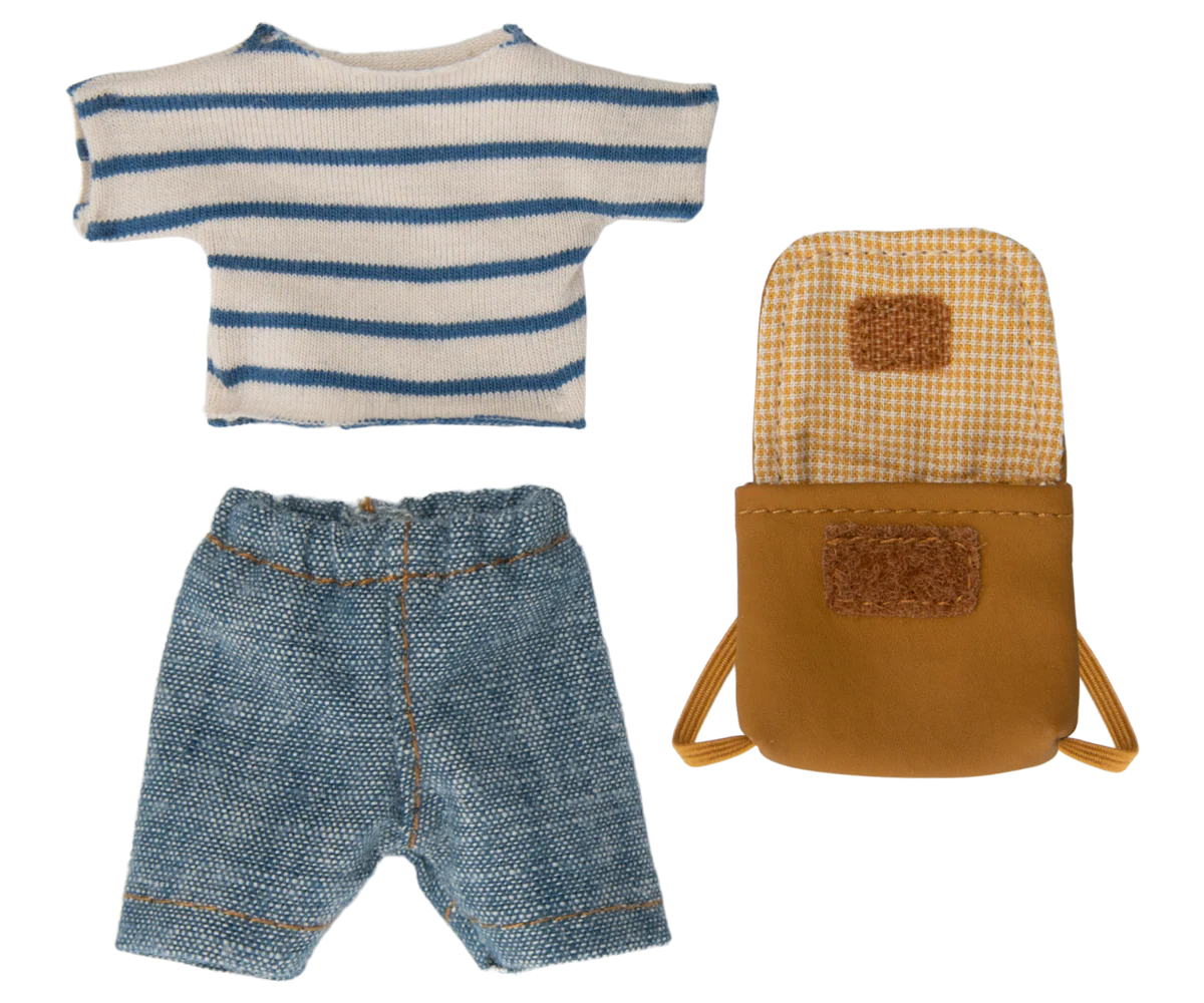 Maileg Tricycle Mouse, Big Brother with Bag - Multiple Options