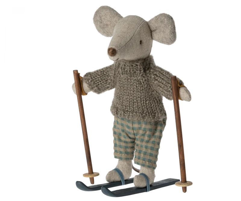 Maileg Winter Mouse w/ Ski Set, Multiple Options