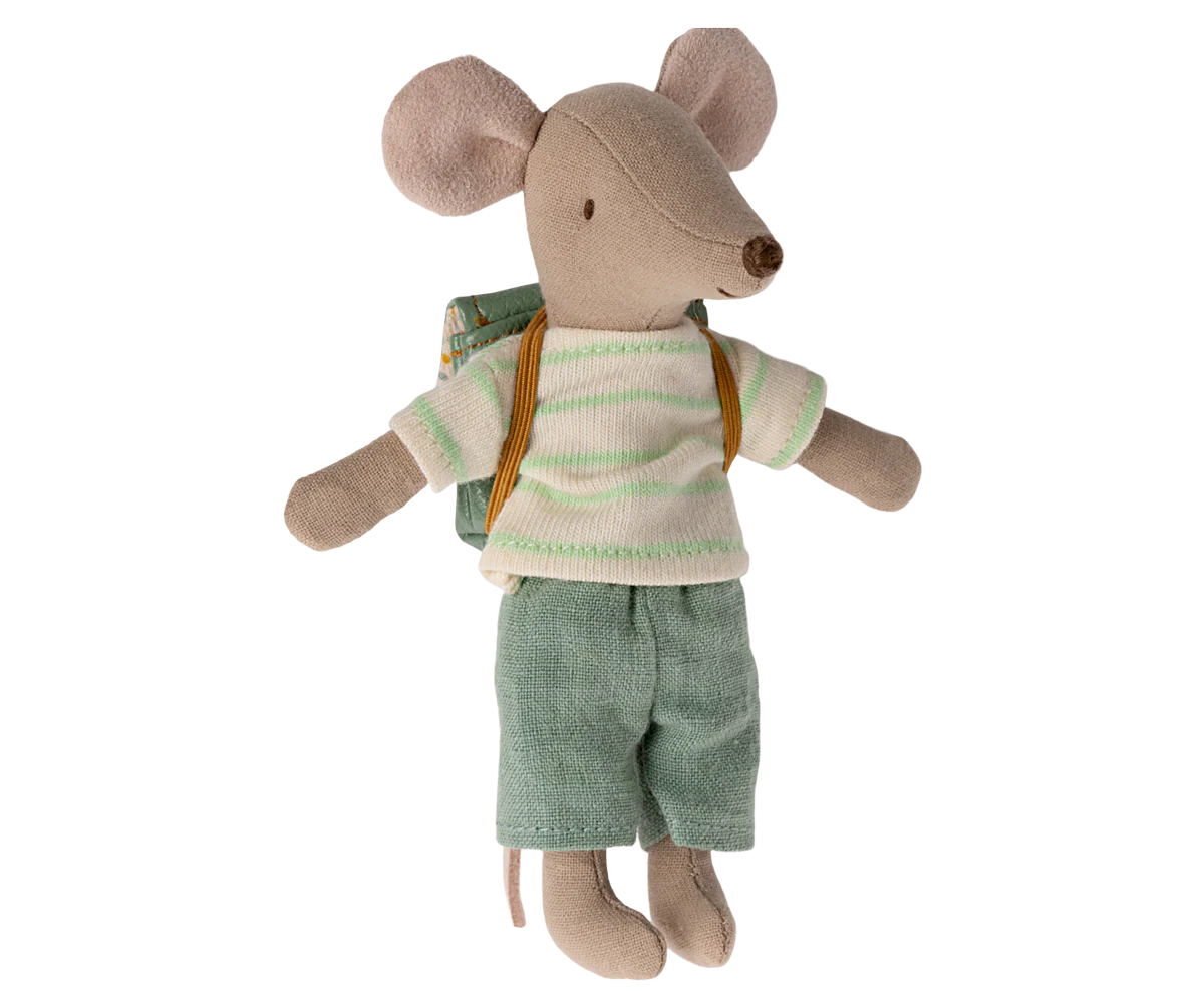 Maileg Tricycle Mouse, Big Brother with Bag - Multiple Options