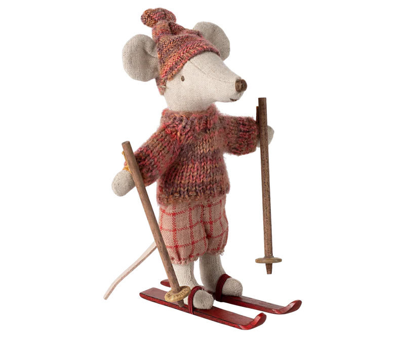 Maileg Winter Mouse w/ Ski Set - Multiple Options