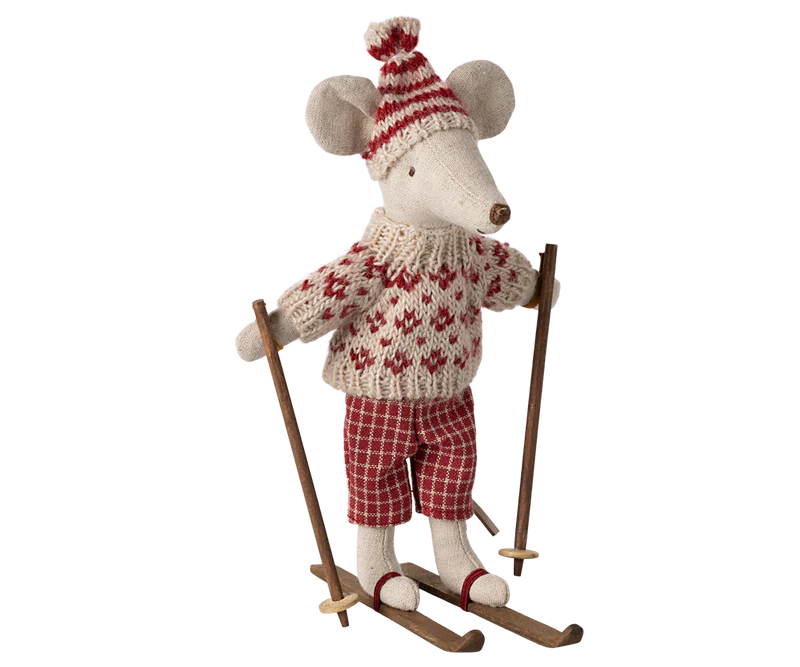 Maileg Winter Mouse w/ Ski Set - Multiple Options