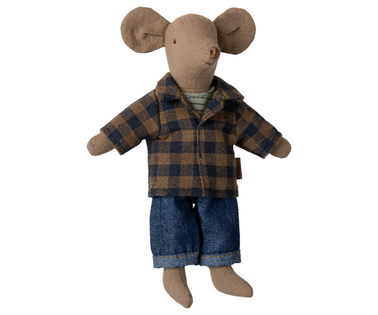 Maileg Dad Mouse, Light Brown