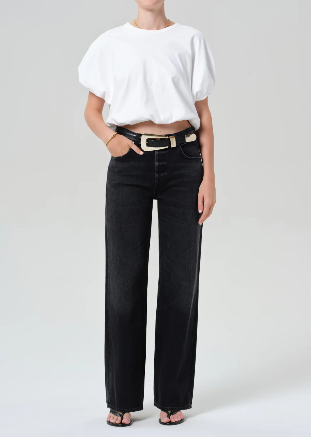 Citizens of Humanity Annina High Rise Wide Leg 33", Raine