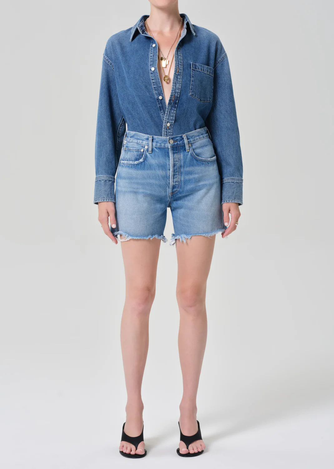 Citizens of Humanity Marlow Long Vintage Short, Desi