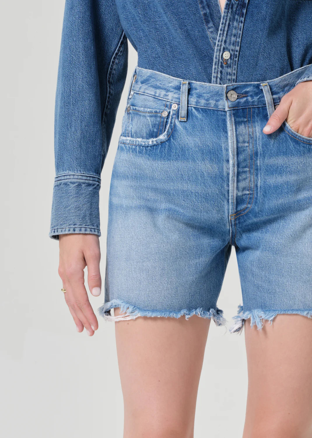 Citizens of Humanity Marlow Long Vintage Short, Desi