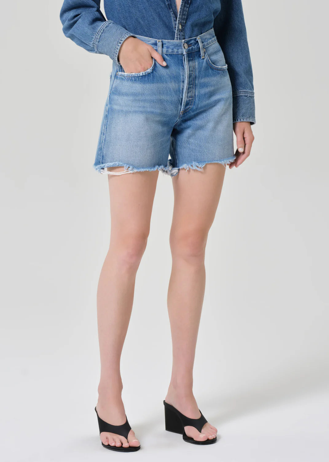 Citizens of Humanity Marlow Long Vintage Short, Desi