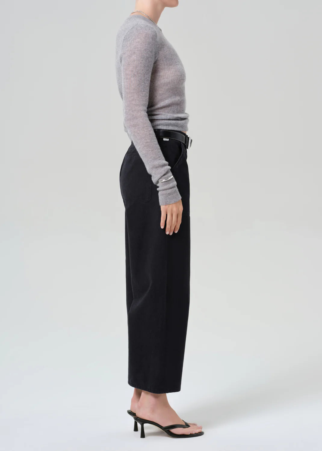 Citizens of Humanity Ayla Cargo, Washed Black