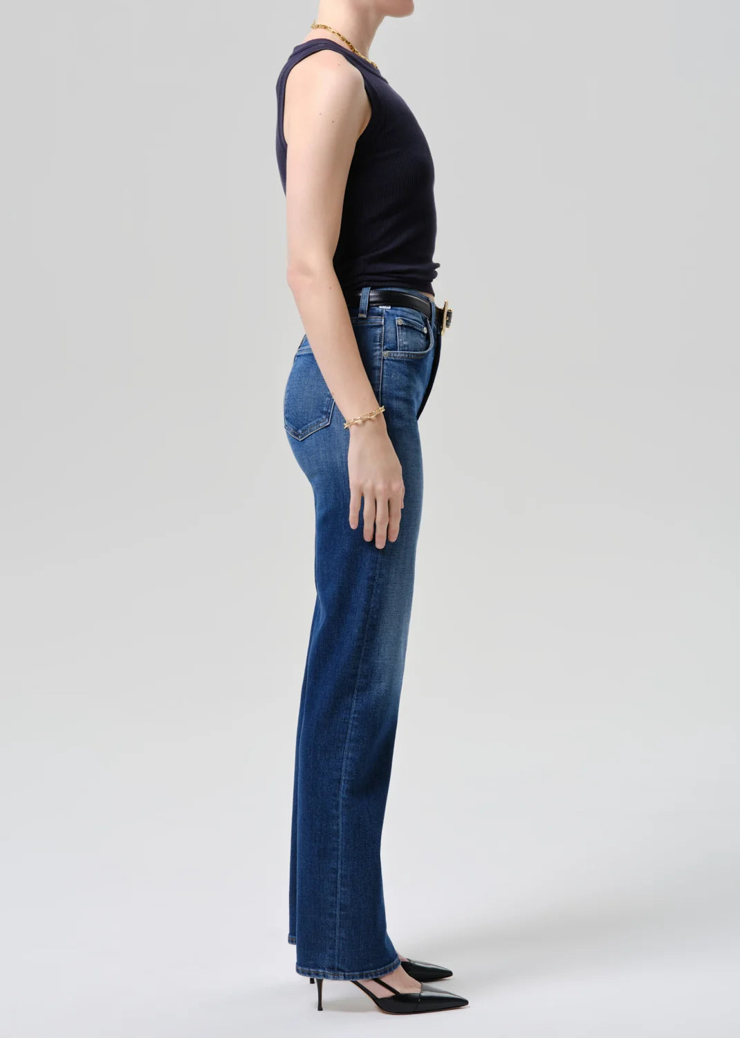 Citizens of Humanity Palma Straight Long Clean Hem, Kitten