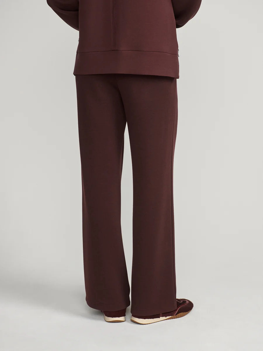 Varley The Wide Leg Pant 30", Deep Mahogany