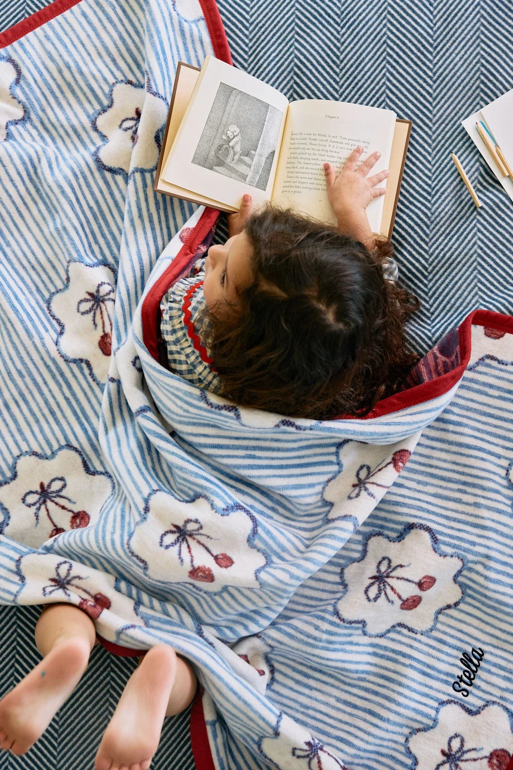 ChappyWrap Cherry on Top Midi Blanket