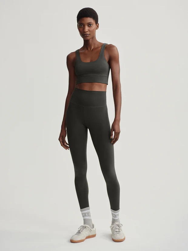 Varley Freesoft High Rise Legging 25, Dark Resin Green