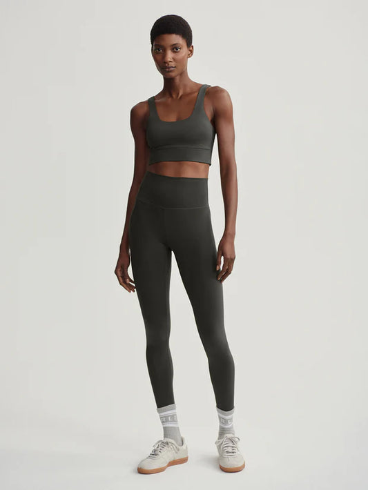 Varley Freesoft High Rise Legging 25, Dark Resin Green