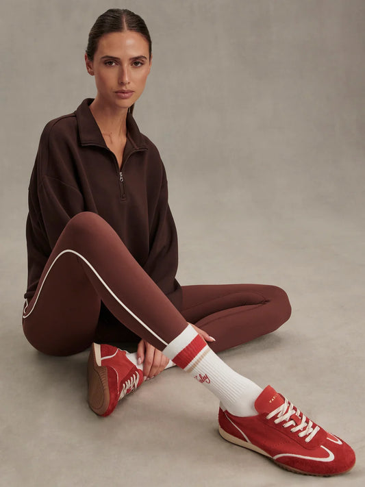 Varley FreeSoft™ Piped Legging 28", Brown Stone