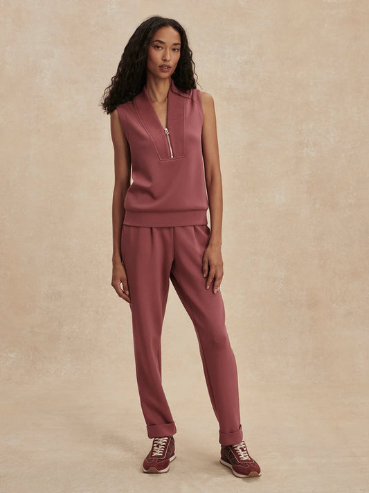 Varley The Rolled Cuff Pant 28.5", Wild Rhubarb