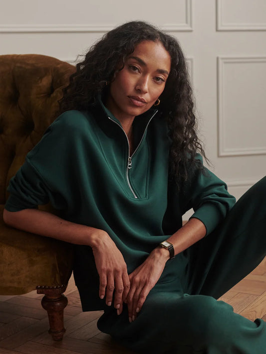 Varley Hawley Half Zip, Ponderosa Pine