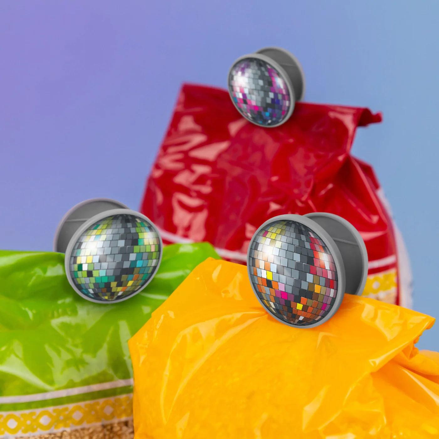 Fred & Friends Bag Clips Set of 4 - Multiple Options