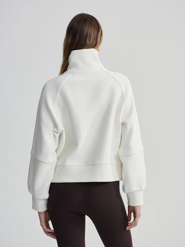 Varley Milano Half Zip, Ivory