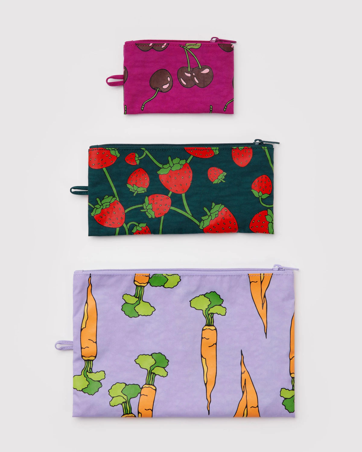 Baggu Flat Pouch Set - Multiple Options