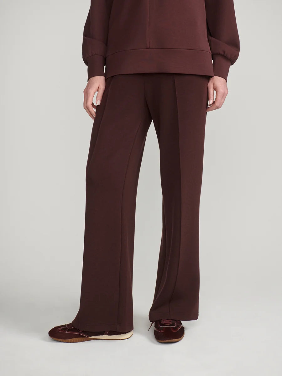 Varley The Wide Leg Pant 30", Deep Mahogany