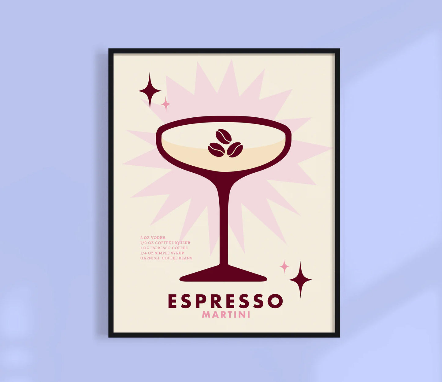 Kuku Studio Espresso Martini Print