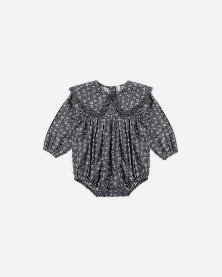 Rylee + Cru Fern Romper, Heart Ditsy
