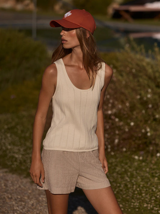 Varley Ayaka Wide Rib Tank, Pristine