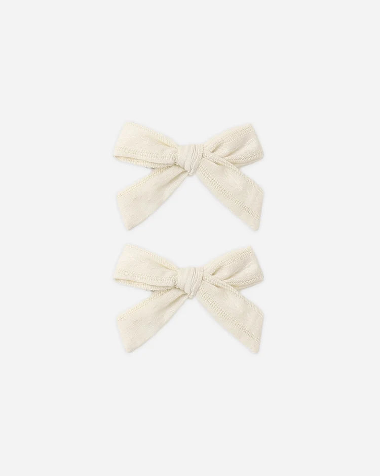 Rylee + Cru Set of 2 Bows, Natural