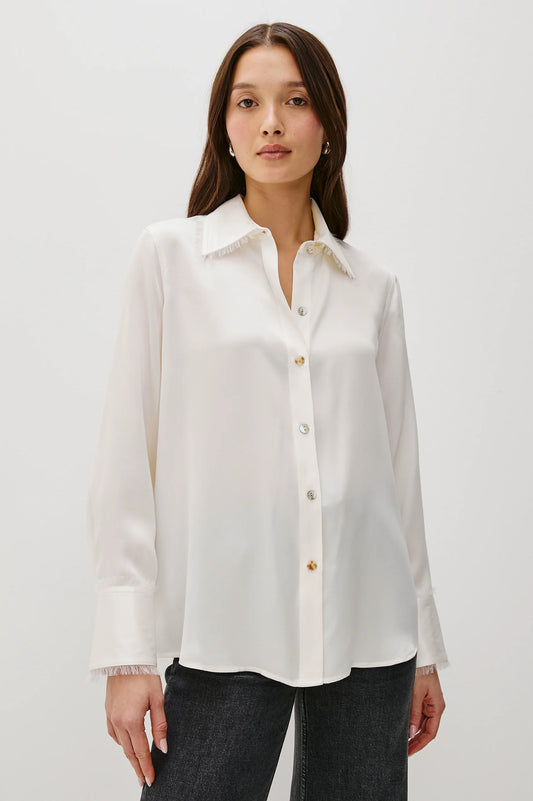 Rails Abbey Shirt, Ivory