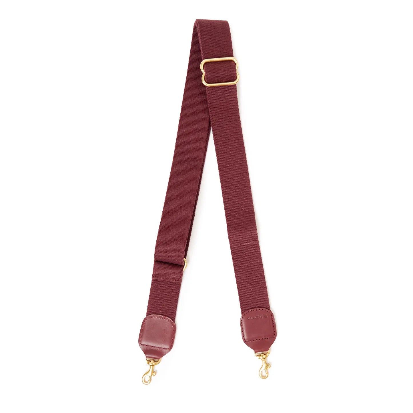 Clare V Adjustable Crossbody Strap, Plumingo