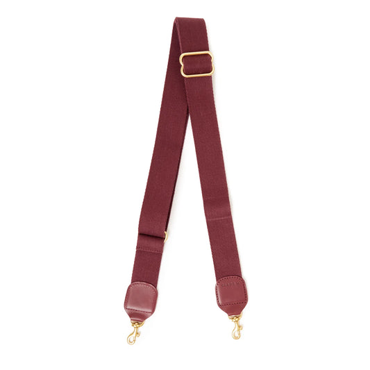 Clare V Adjustable Crossbody Strap, Plumingo