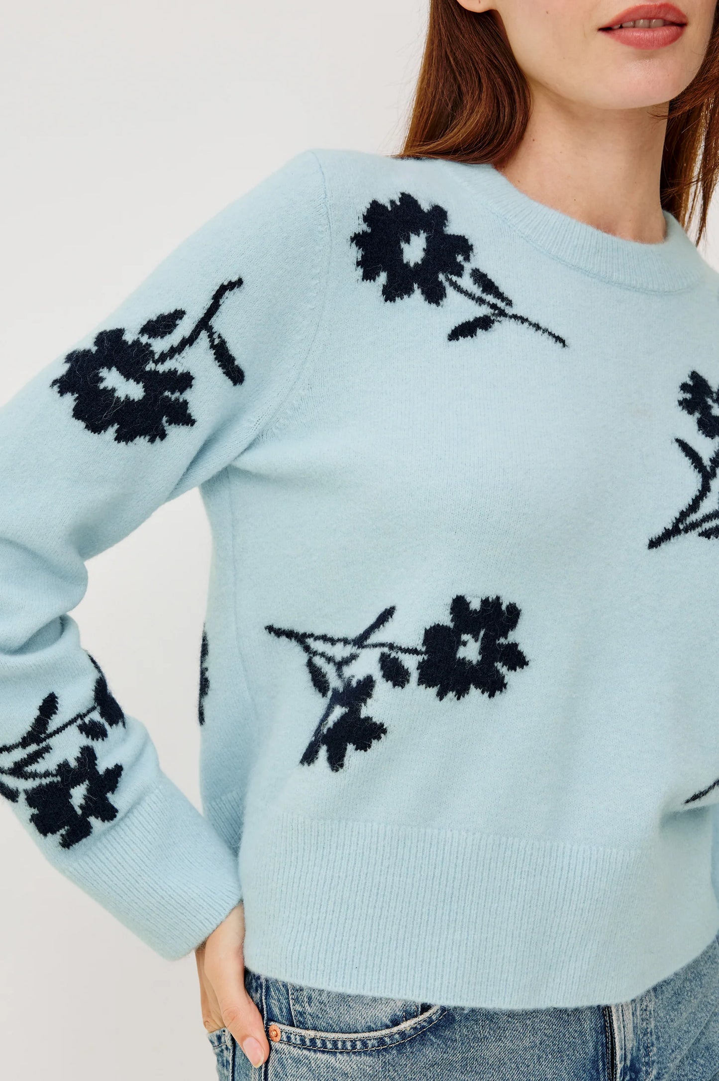 Rails Anise Sweater, Winter Blue Floral