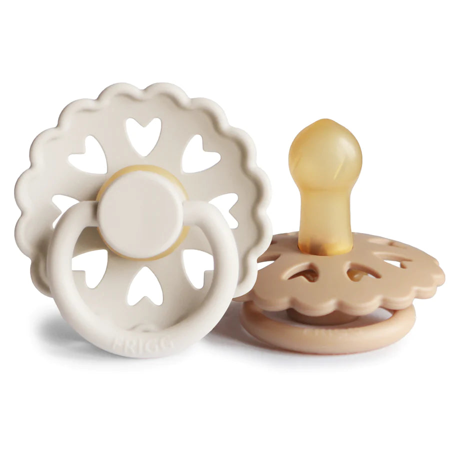 Mushie FRIGG Andersen Fairytale Natural Rubber Pacifier - 2 Pack, Multiple Options