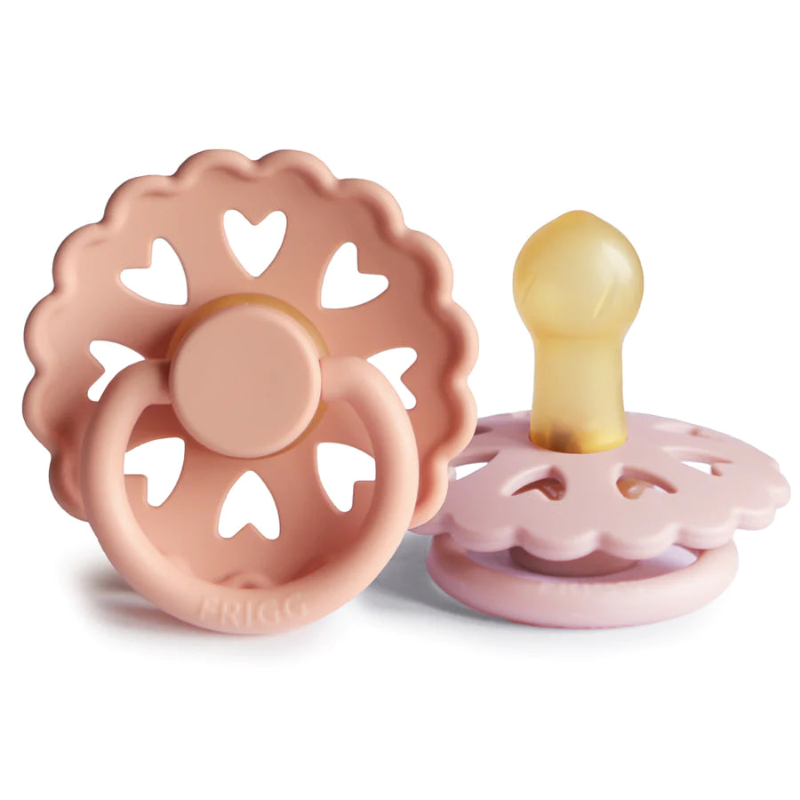 Mushie FRIGG Andersen Fairytale Natural Rubber Pacifier - 2 Pack, Multiple Options