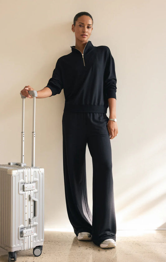 Z Supply In Transit Modal Pant, Black