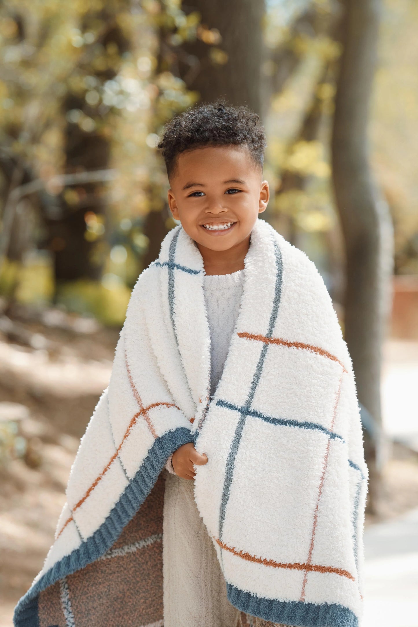 Barefoot Dreams CozyChic® Multicolor Plaid Stroller Blanket
