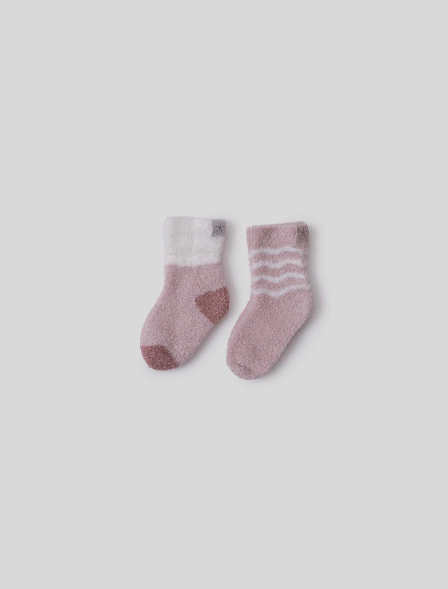Barefoot Dreams CozyChic Lite® Baby Sock Stripe Set - Multiple Options