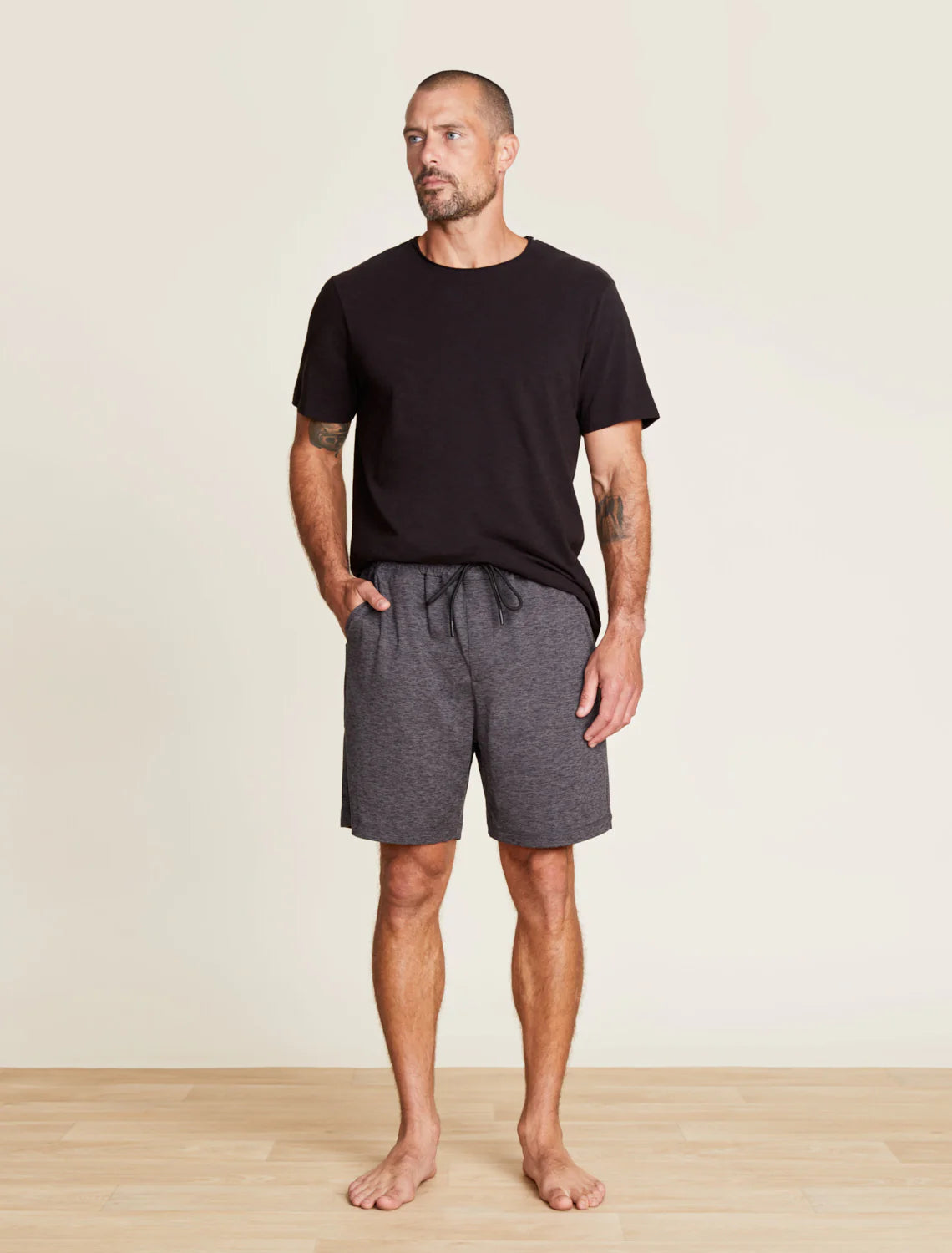 Barefoot Dreams Malibu Collection Men's Butterchic Knit Heavy Short