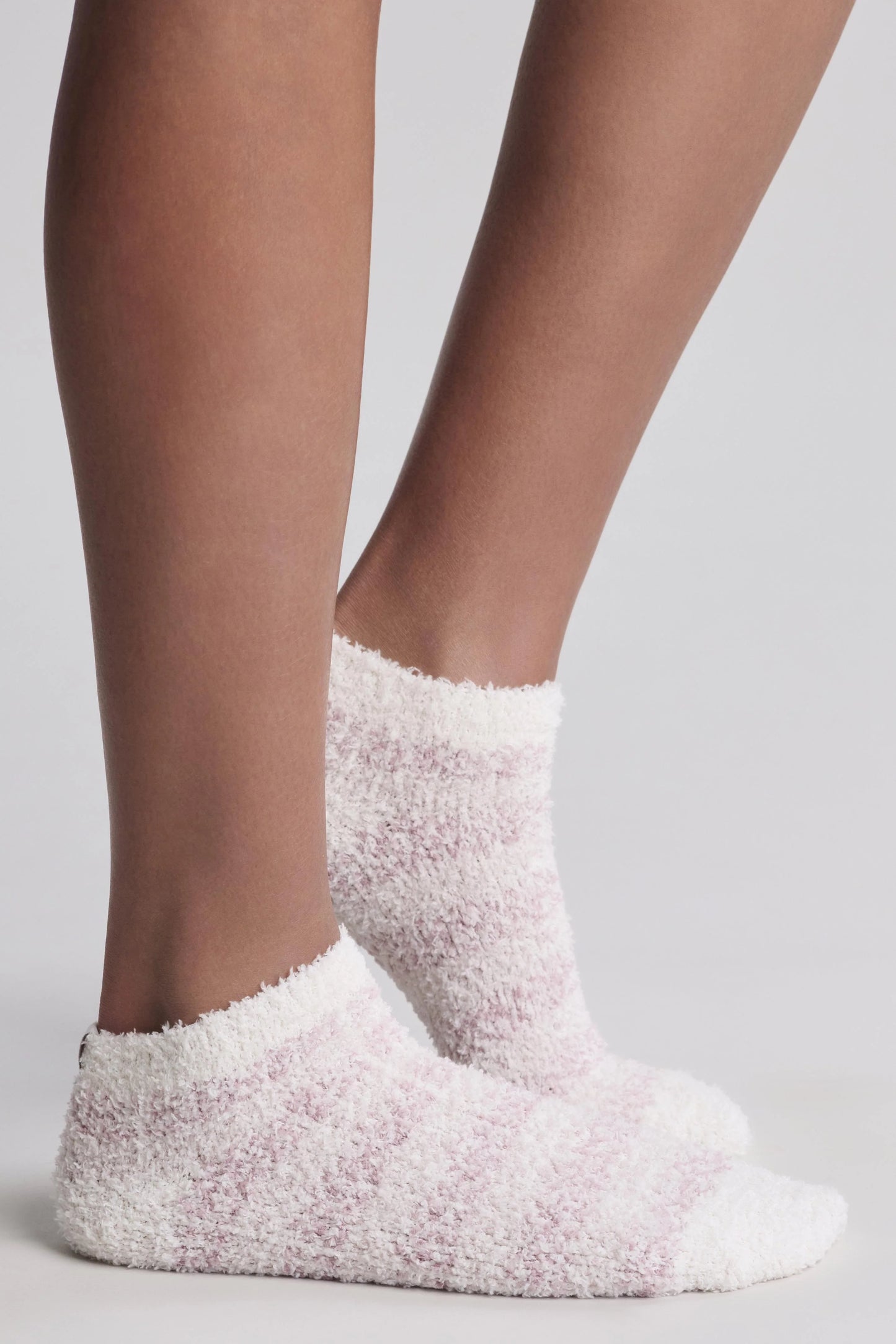 Barefoot Dreams CozyChic® Heathered Stripe Ankle Sock Set - Multiple Options