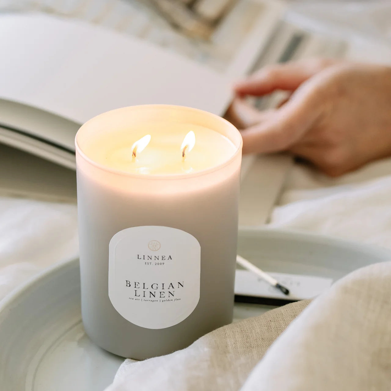 Linnea Candle, Belgian Linen