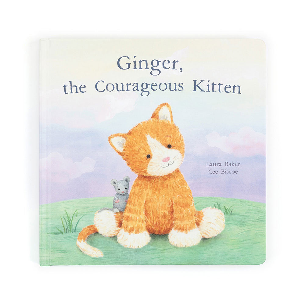 Jellycat Ginger The Courageous Kitten Book