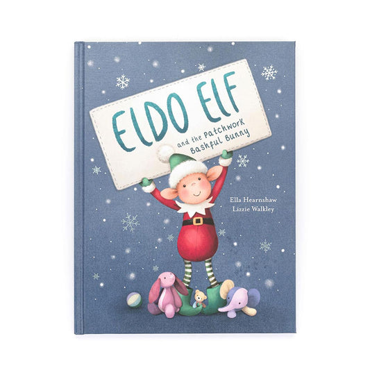 Jellycat Eldo Elf & Patchwork Bashful Bunny Book