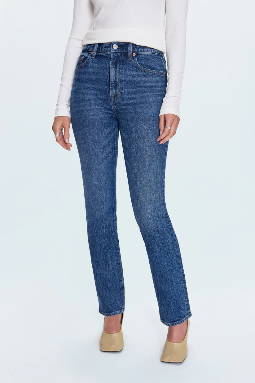 Pistola Bri High Rise Slim Straight Jean, Victory
